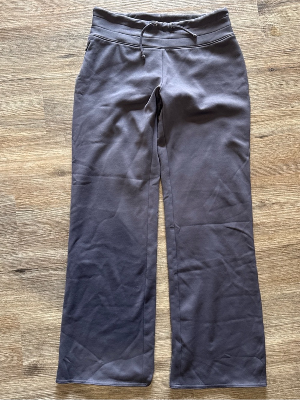 Women's Wide-Leg Drawstring Waist Pants — black